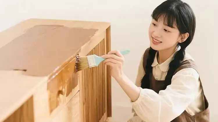 木器漆局部補色超省心！三青木器漆精準配色，家具磕碰掉色再也不用全屋刷